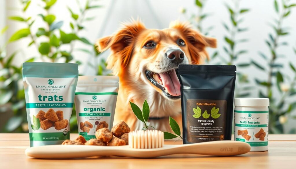 benefícios produtos naturais saúde bucal canina
