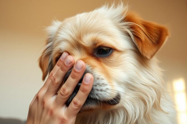 cachorro com coceira