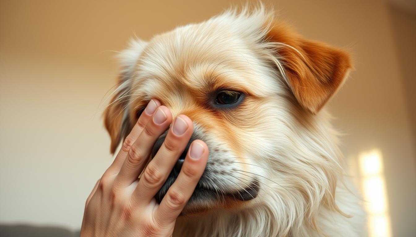 cachorro com coceira