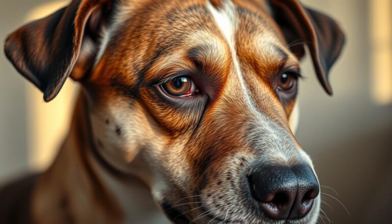 cachorro com olho remelando