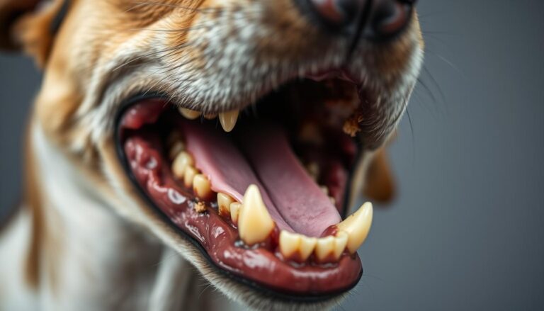 cachorro com tártaro nos dentes