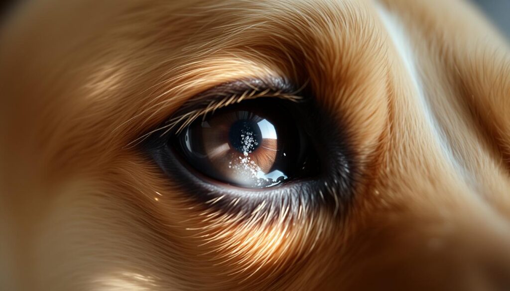 causas da secreção ocular canina