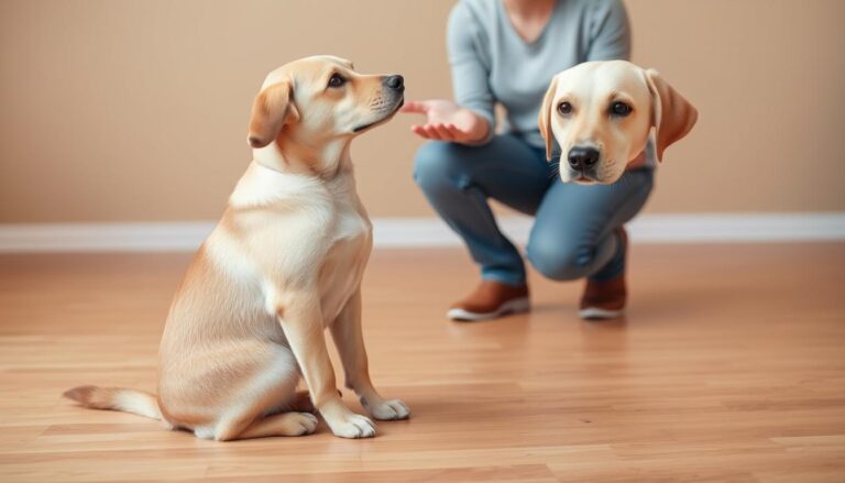 como ensinar o cachorro a sentar