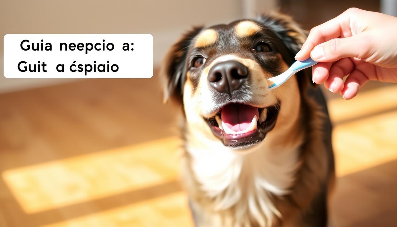 como escovar os dentes do cachorro