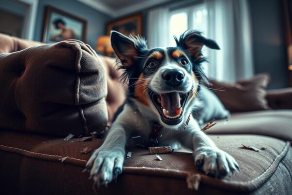 como evitar que o cachorro destrua móveis