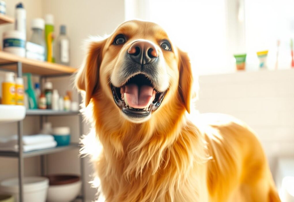 como tirar mau hálito de cachorro