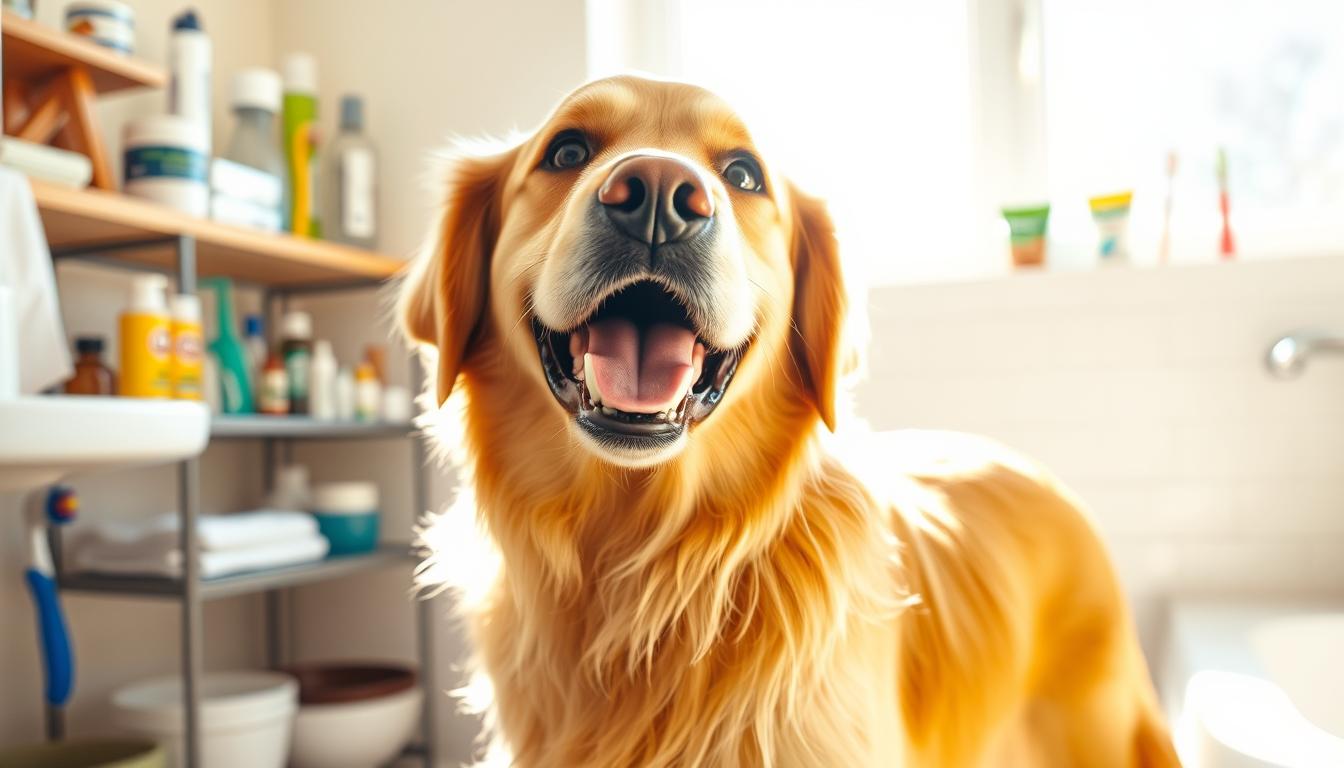 como tirar mau hálito de cachorro