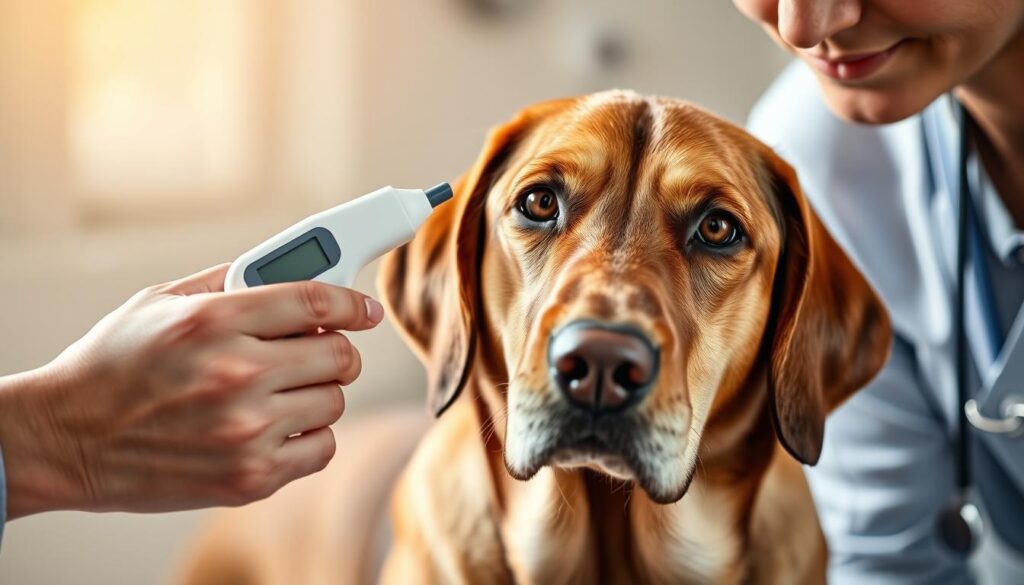medir temperatura do cachorro