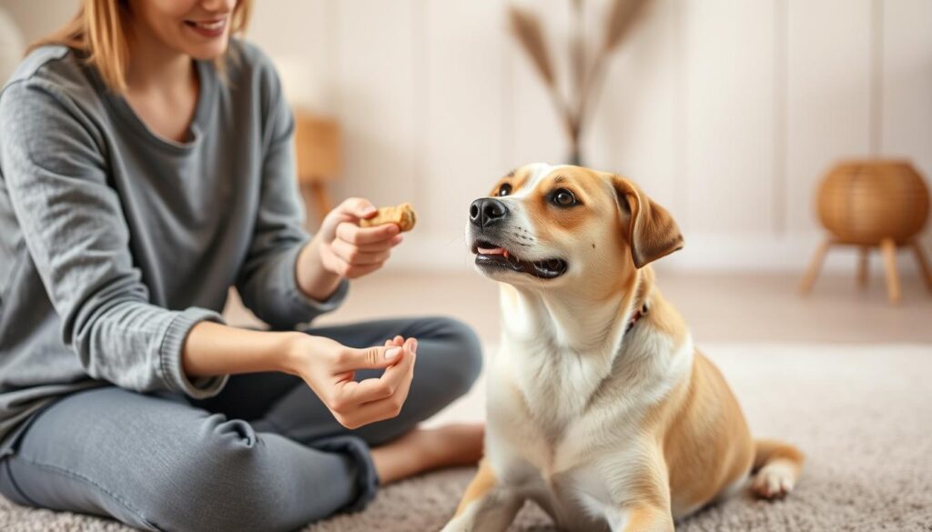 treinamento positivo para cães
