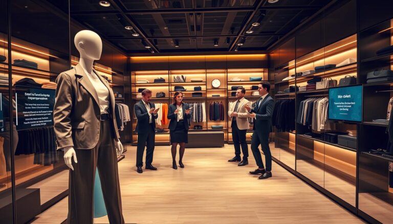 AI upsell clothing store