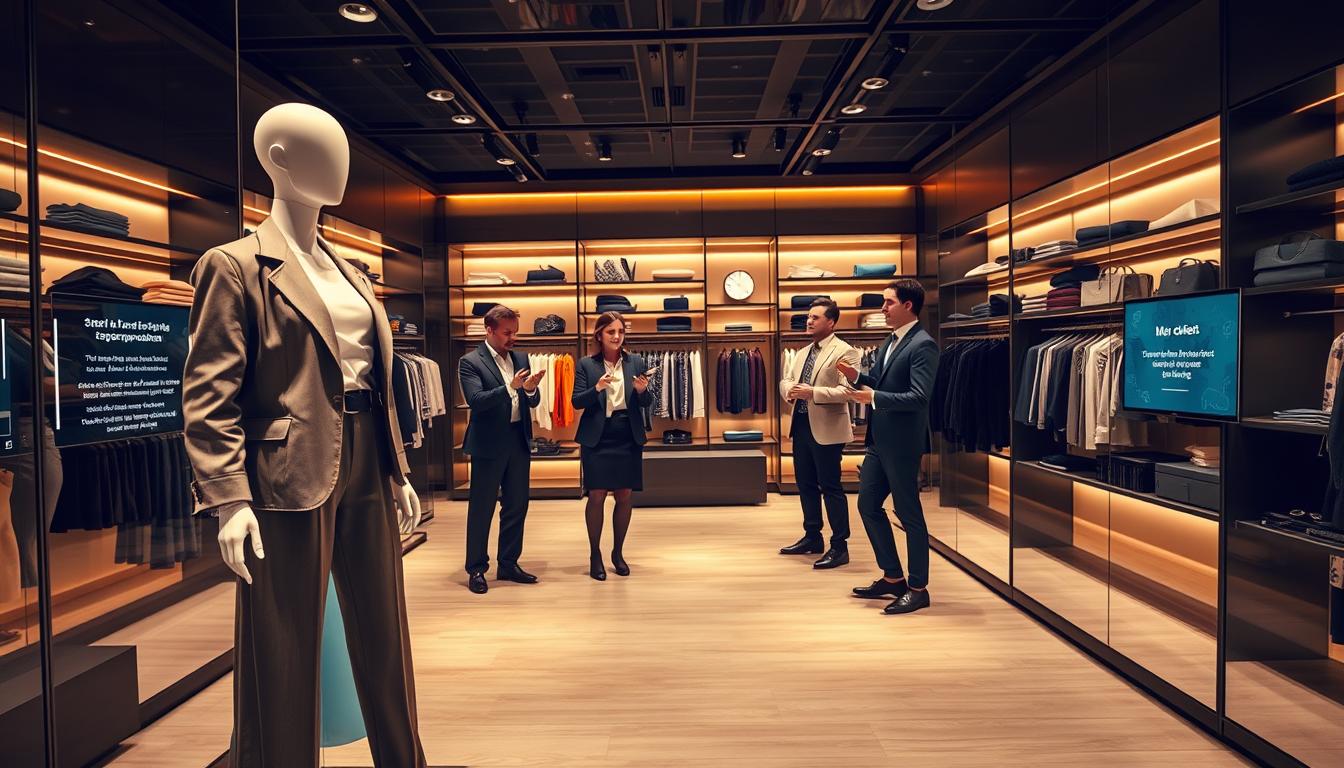 AI upsell clothing store