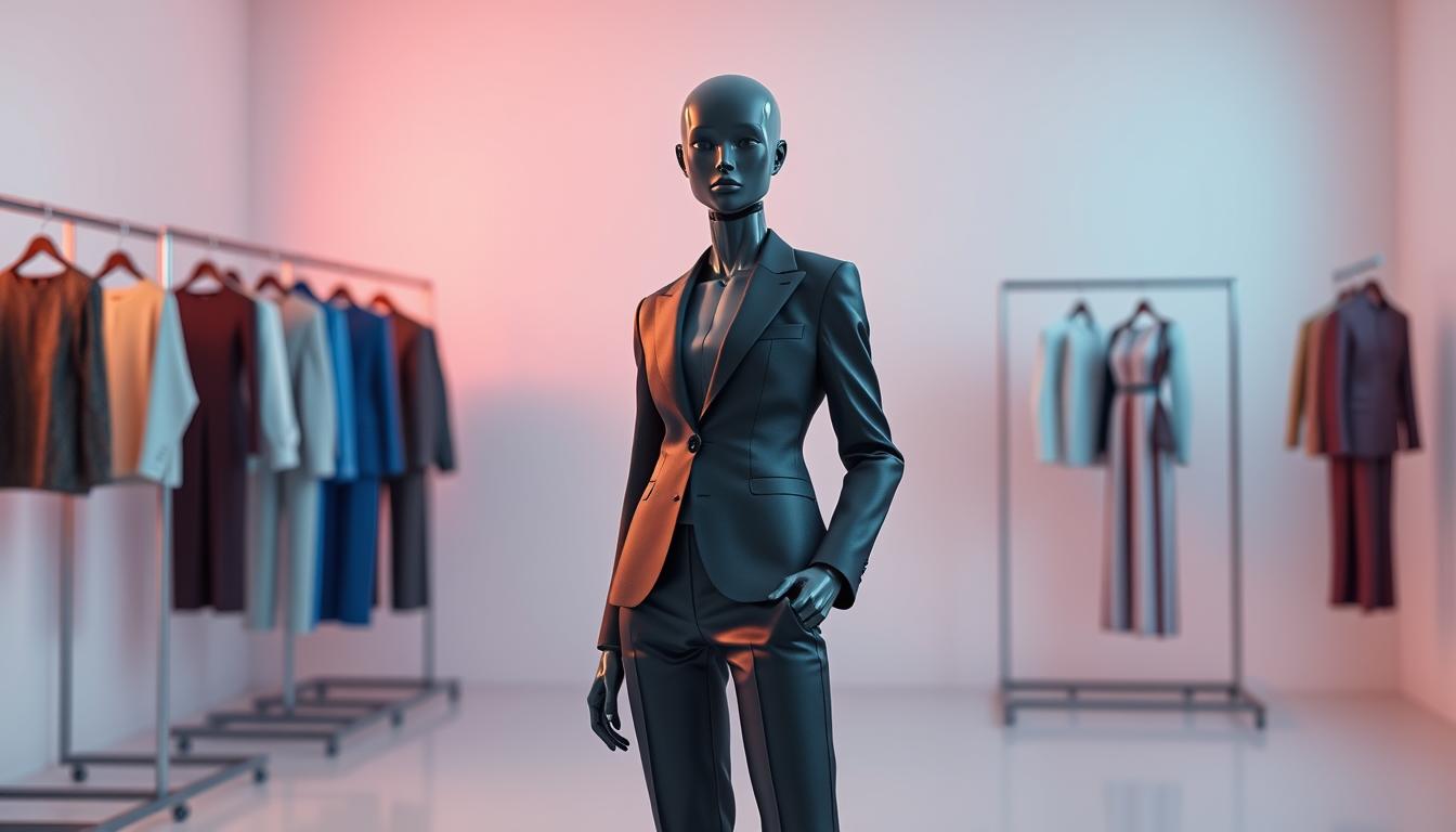 AI virtual clothing model